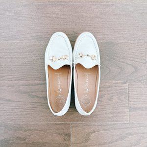 JEFFREY CAMPBELL Garcon White Loafers - Size 7